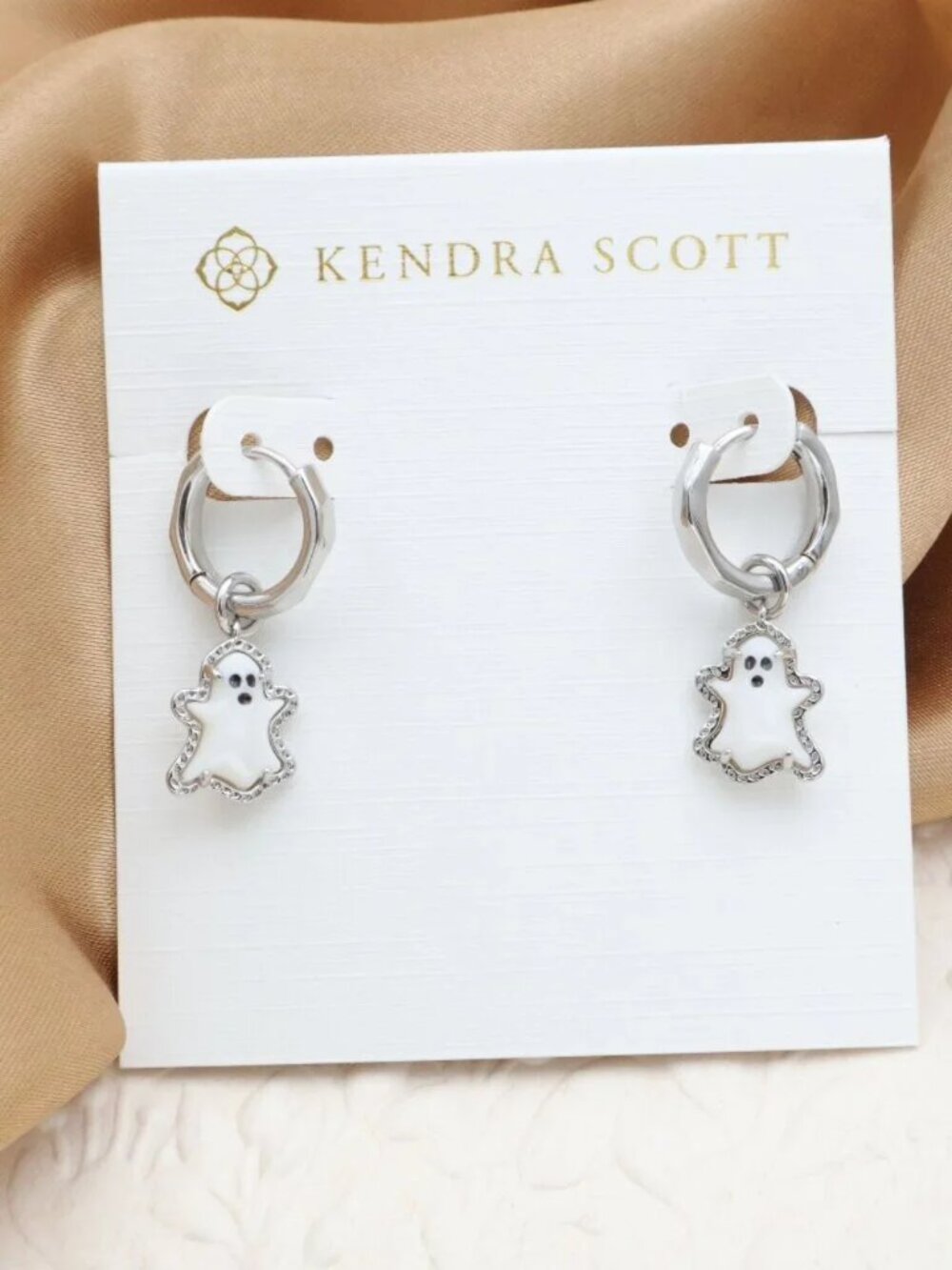 Kendra Scott Ghost Silver Convertible Earrings